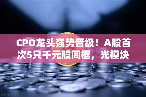CPO龙头强势晋级！A股首次5只千元股同框，光模块与区块链数据传输浪潮来袭