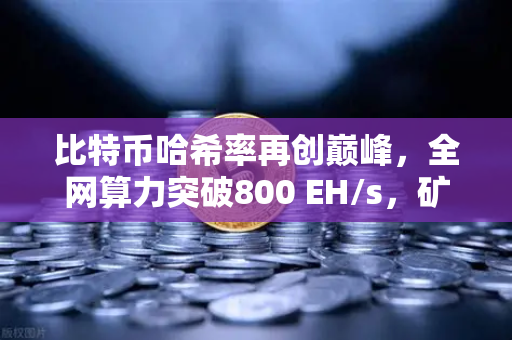 比特币哈希率再创巅峰，全网算力突破800 EH/s，矿工与投资者何去何从？